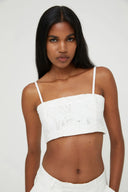 TOP BORDADO BLANCO ISABELLE BLANCHE | https://www