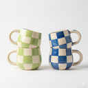 TAZA A CUADROS / KURAGA