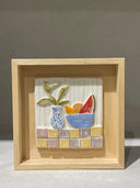 CERÁMICA EN RELIEVE ENMARCADA S / MARINA SANCHÍS