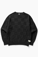 CHECK KNIT CREWNECK / SERVICE WORKS