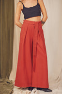 WRAP TROUSERS RUST / COSSAC