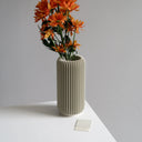 JARRÓN VORENA WHITE CLAY  M / MENDELEK STUDIO