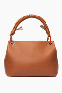 BOLSO PETRA (MARRÓN) + CADENA RIZADA HOMBRO / OLIVIA MAREQUE | https://www