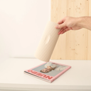 JARRÓN MERKAK BLANCO L / MENDELEK STUDIO | https://www