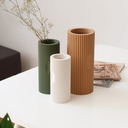 JARRÓN MERKAK BLANCO L / MENDELEK STUDIO | https://www