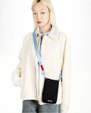 PHONE SACOCHE (BLACK TECH SATEEN) / TOPOLOGIE | https://www