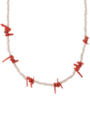 COLLAR CORAL LOLITA PEARLS / ALHAJA | https://www