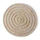 ALFOMBRA REDONDA BEIGE / HK LIVING | https://www