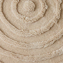 ALFOMBRA REDONDA BEIGE / HK LIVING | https://www