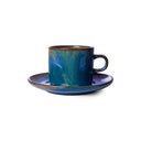SET TAZA Y PLATO CHEF (RUSTIC BLUE) / HK LIVING | https://www