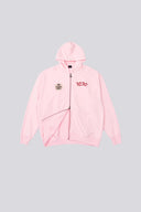 SUDADERA ROSA CON CAPUCHA Y CREMALLERA PITCHER / GOODIES SPORTIVE