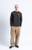 CAMISETA MANGA LARGA DOT RAYAS NAVY/FOREST / LOREAK MENDIAN