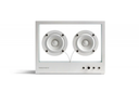 ALTAVOZ TRANSPARENT PEQUEÑO (BLANCO) / TRANSPARENT | https://www