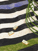 "NO PIZZA BUT DOMINO" PRINT / KOKO CHE JOTA | https://www