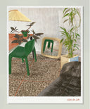 "HIS ROOM IS ON POINT" PRINT / KOKO CHE JOTA | https://www