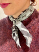 PAÑUELO MINI GRIS / MAITANE BILBAO | https://www