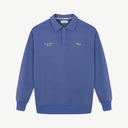 SUDADERA AZUL CON BORDADO AMARILLO/ DITO COLLECTIVE