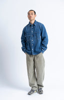 CAMISA DE DENIM ZALAIN LIGHT INDIGO / LOREAK MENDIAN
