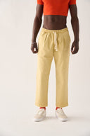 PANTALÓN WORKER CREMA / PITAGORA | https://www