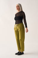 PANTALON WORKER VERDE / PITAGORA | https://www