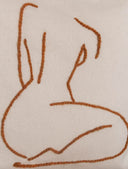 COJÍN MIMOSA (BEIGE Y BORDADO CAMEL) / STUDIO.FI | https://www