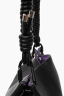 BOLSO PETRA (NEGRO) + CADENA RIZADA HOMBRO /OLIVIA MAREQUE | https://www