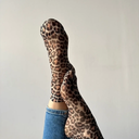CALCETÍN LEOPARDO