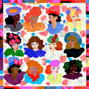 PAÑUELO "1940's GIRLS" / ANA CLERICI | https://www