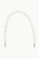 CADENA RESINA BANDOLERA TRANSPARENTE / OLIVIA MAREQUE | https://www