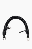 CADENA PIEL RIZADA HOMBRO NEGRA / OLIVIA MAREQUE | https://www