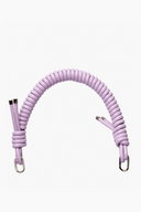 CADENA PIEL RIZADA HOMBRO LILA / OLIVIA MAREQUE | https://www