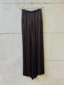 PANTALÓN SATINADO NEGRO / MOUTAKI