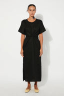 VESTIDO DAPPLE NEGRO RITA ROW