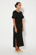 VESTIDO DAPPLE NEGRO RITA ROW