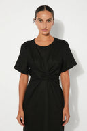 VESTIDO DAPPLE NEGRO RITA ROW