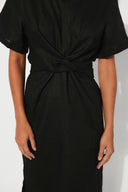 VESTIDO DAPPLE NEGRO RITA ROW