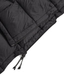 PONCHO ACOLCHADO DE PLUMÓN NEGRA / TAION