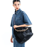 SUMMIT DUFFLE L (BLACK TECH SATEEN) / TOPOLOGIE | https://www