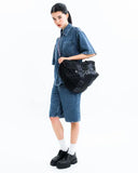 SUMMIT DUFFLE L (BLACK TECH SATEEN) / TOPOLOGIE | https://www