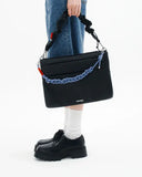 FLAT SACOCHE L (BLACK DRY) / TOPOLOGIE | https://www