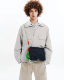 FLAT SACOCHE M (BLACK TECH SATEEN) / TOPOLOGIE | https://www