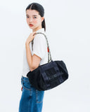SUMMIT DUFFLE S (BLACK TECH SATEEN) / TOPOLOGIE | https://www