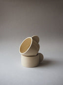 TAZAS MEZZALUNA CREMA (2PCS) / PEDREÑO | https://www