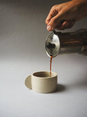 TAZAS MEZZALUNA CREMA (2PCS) / PEDREÑO | https://www