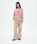 MARCELLE BLOUSE RED / THINKING MU | https://www