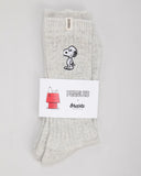 CALCETINES PEANUTS SNOOPY GRISES / BRAVA FABRICS