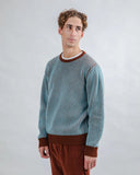 JERSEY BICOLOR DE LANA AZUL / BRAVA FABRICS