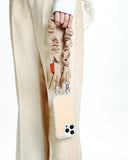 BUNGEE WRIST STRAP (BEIGE SATEEN) / TOPOLOGIE