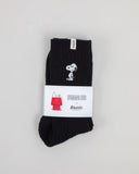 CALCETINES PEANUTS SNOOPY NEGRO / BRAVA FABRICS
