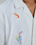 CAMISA ALOHA CHIRINGUITO BORDADO / BRAVA FABRICS